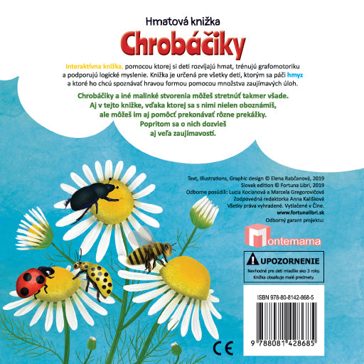 Chrobáčiky – hmatová knižka