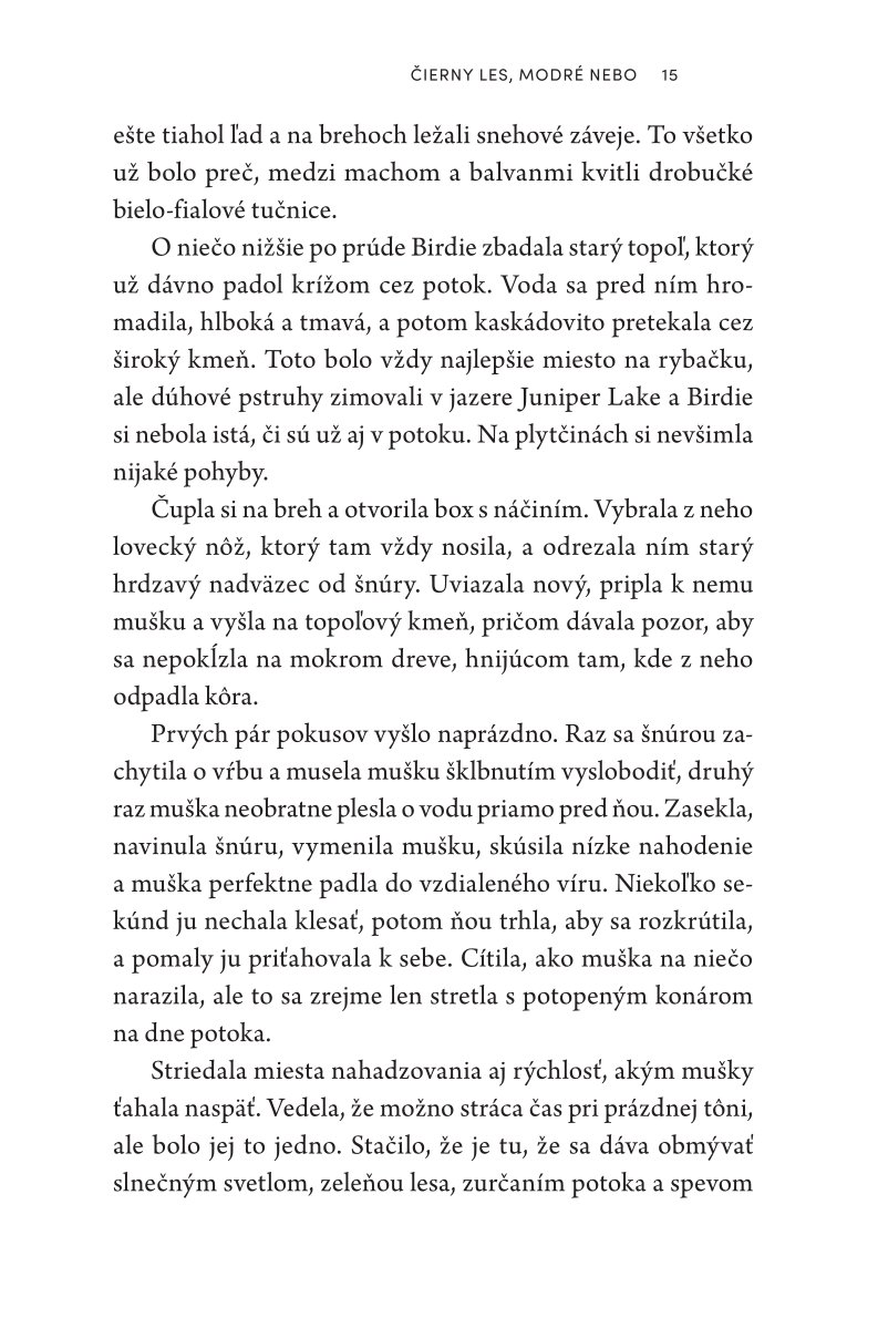 Čierny les, modré nebo