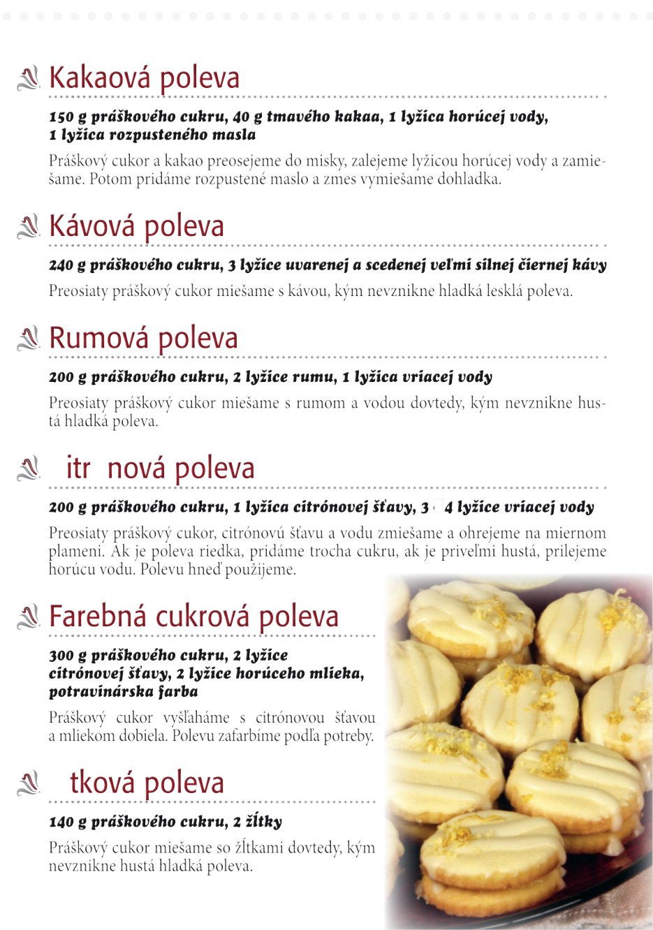 Cukrovinky podľa osvedčených receptov