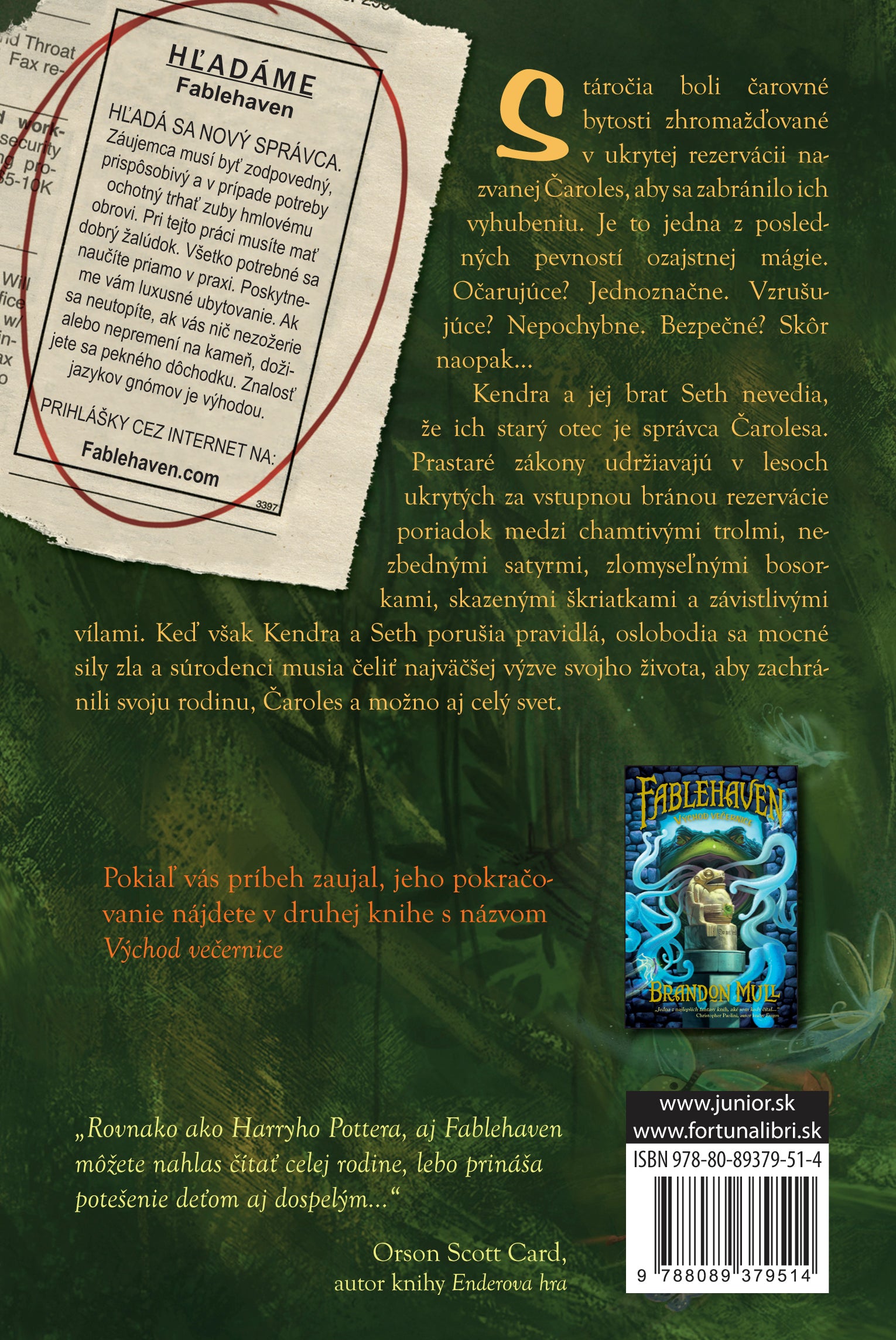 FABLEHAVEN 1: ČAROLES