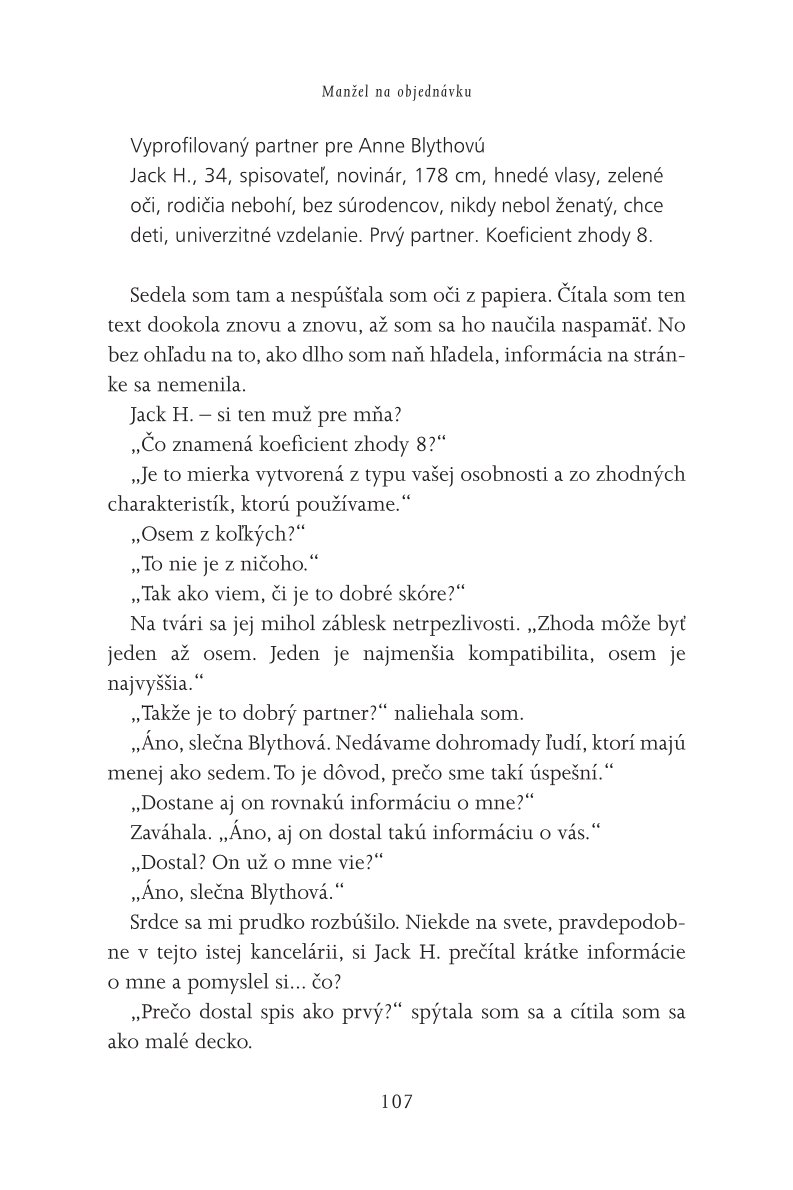 Manžel na objednávku