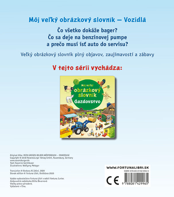 Môj veľký obrázkový slovník – VOZIDLÁ