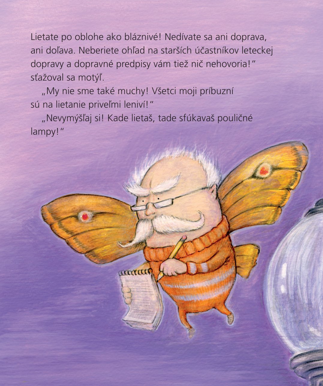 Muška v ružovom pyžame