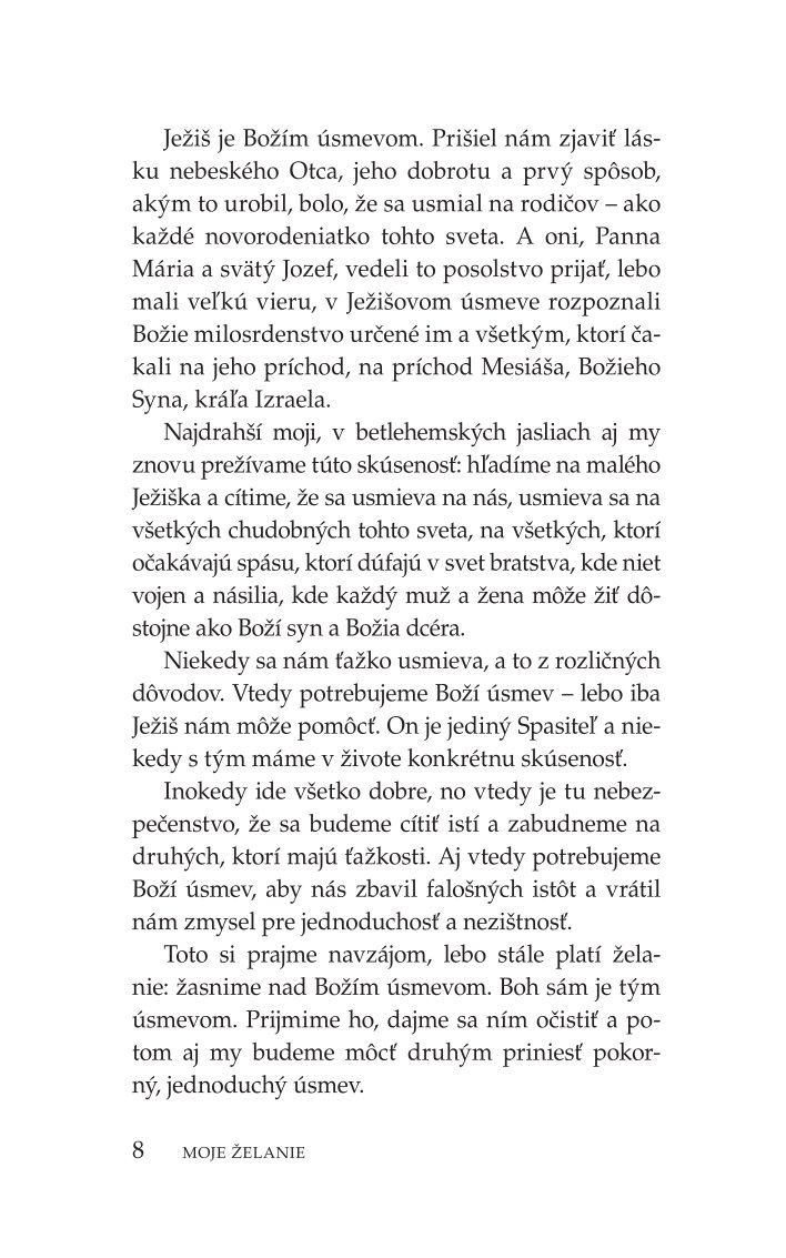 Pápež František - Želám ti úsmev