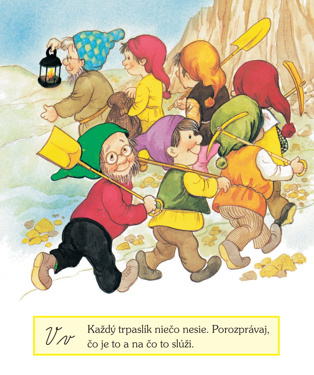 Rozprávkový šlabikár  Snehulienka