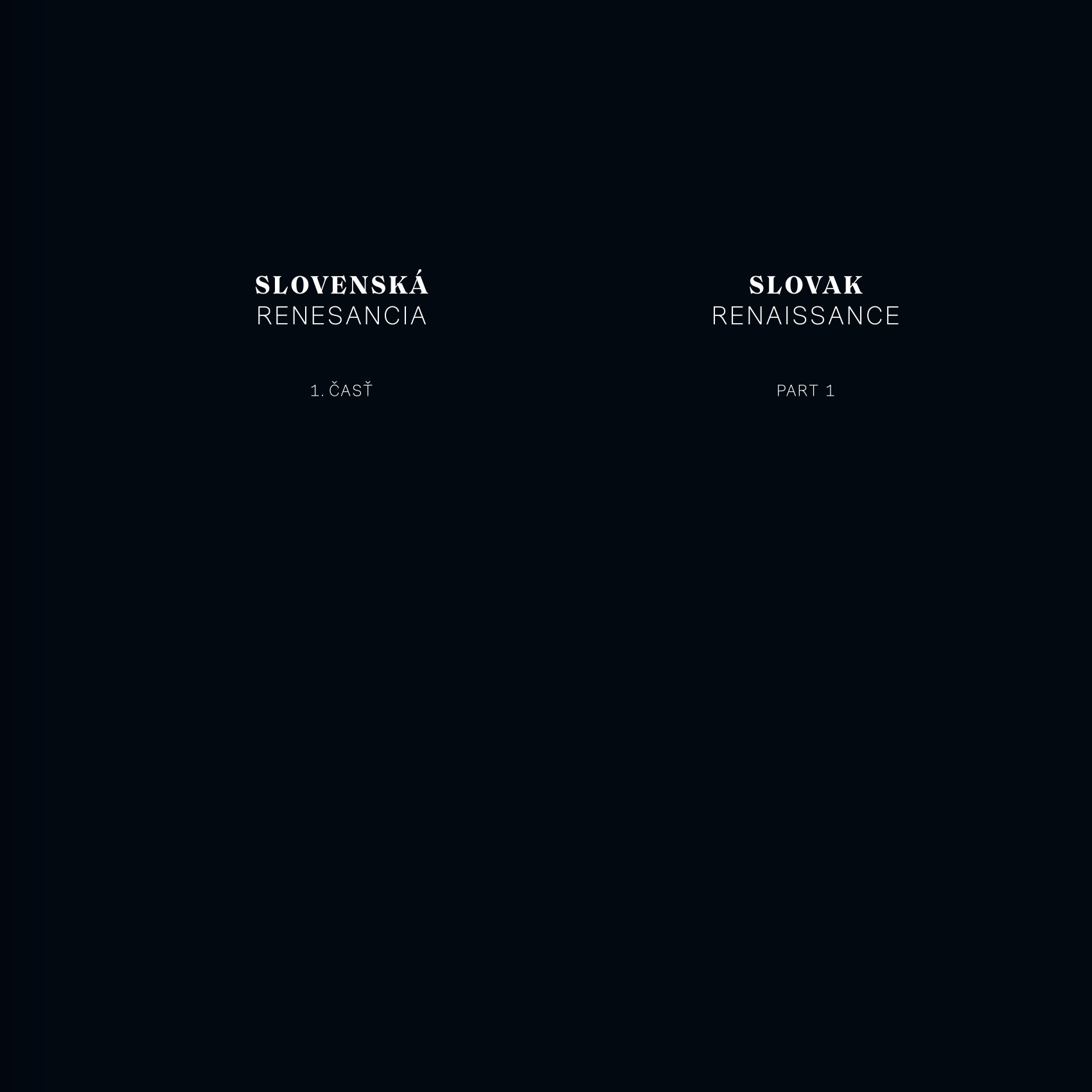 Slovenská renesancia  / Slovak Renaissance