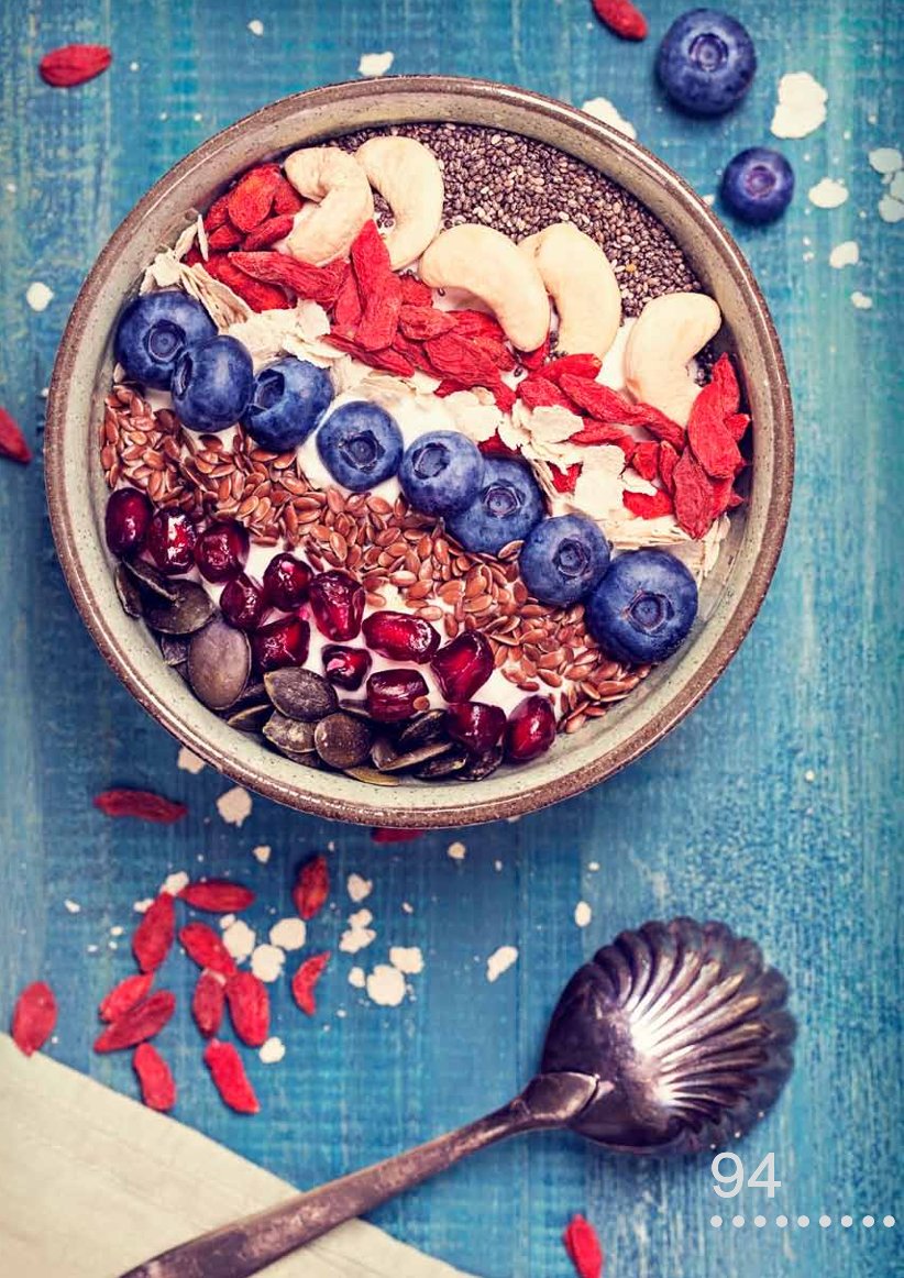 Smoothie misky a iné raňajkové dobroty
