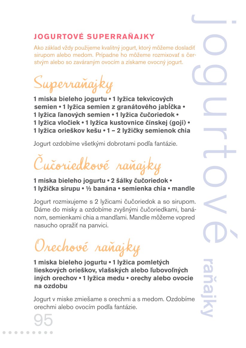 Smoothie misky a iné raňajkové dobroty