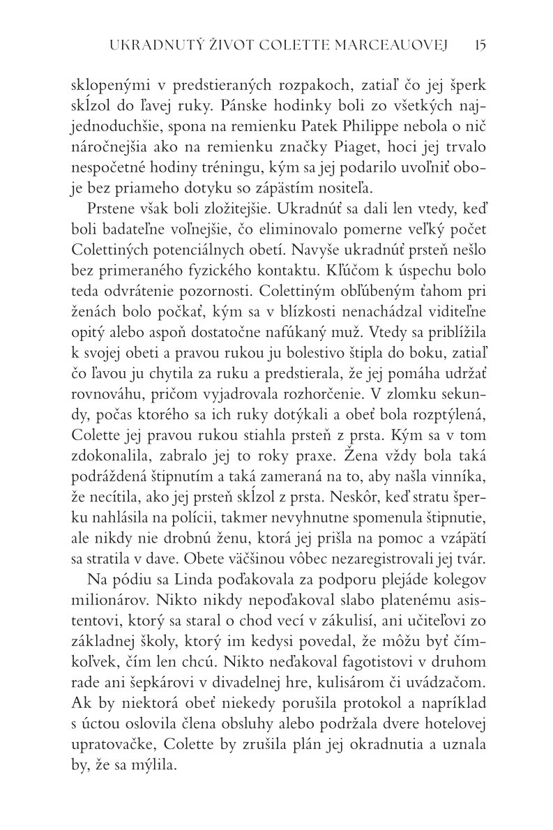 Ukradnutý život Colette Marceauovej