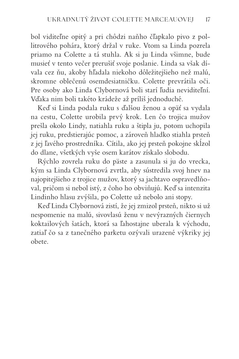 Ukradnutý život Colette Marceauovej