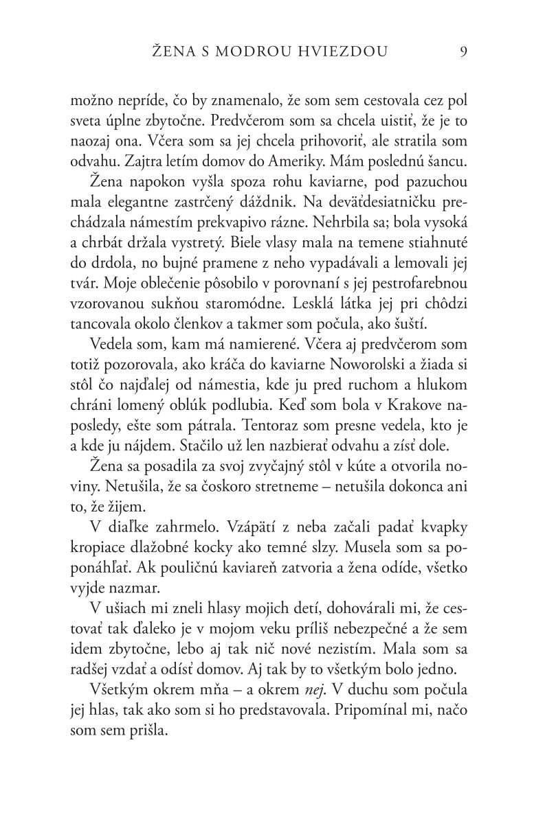 Žena s modrou hviezdou